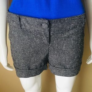 Express Speckled Tweed W/ Shimmer Shorts Sz M